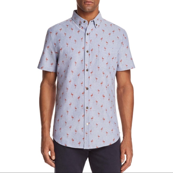 Sovereign Code Other - ✨2xHP✨Flamingo Short Sleeve Button-down Shirt✨
